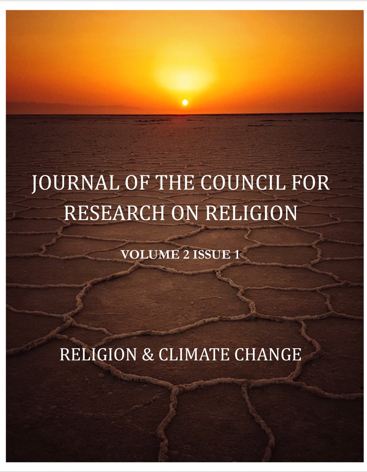 					View Vol. 2 No. 1 (2020): Religion and Climate Change
				